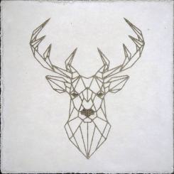 Betonbild „DEER“ 